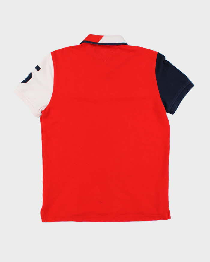 Tommy Hilfiger Red Polo Shirt - M