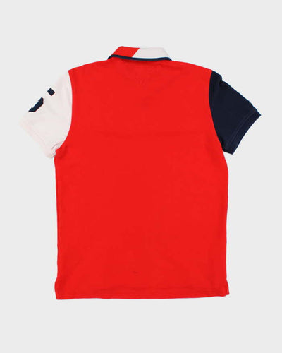 Tommy Hilfiger Red Polo Shirt - M