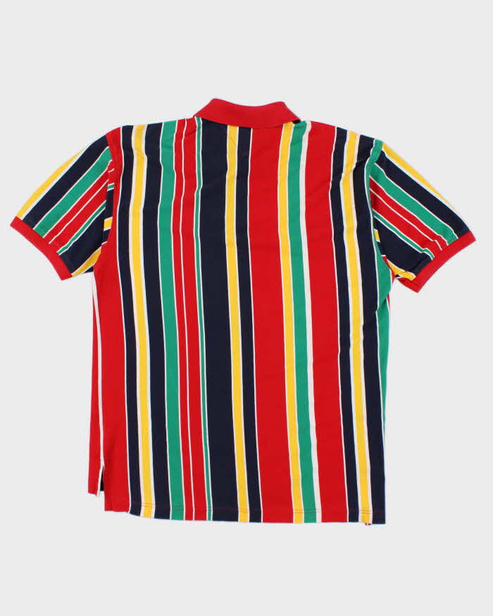 Vintage 90s Tommy Hilfiger Stripe Polo Shirt - L