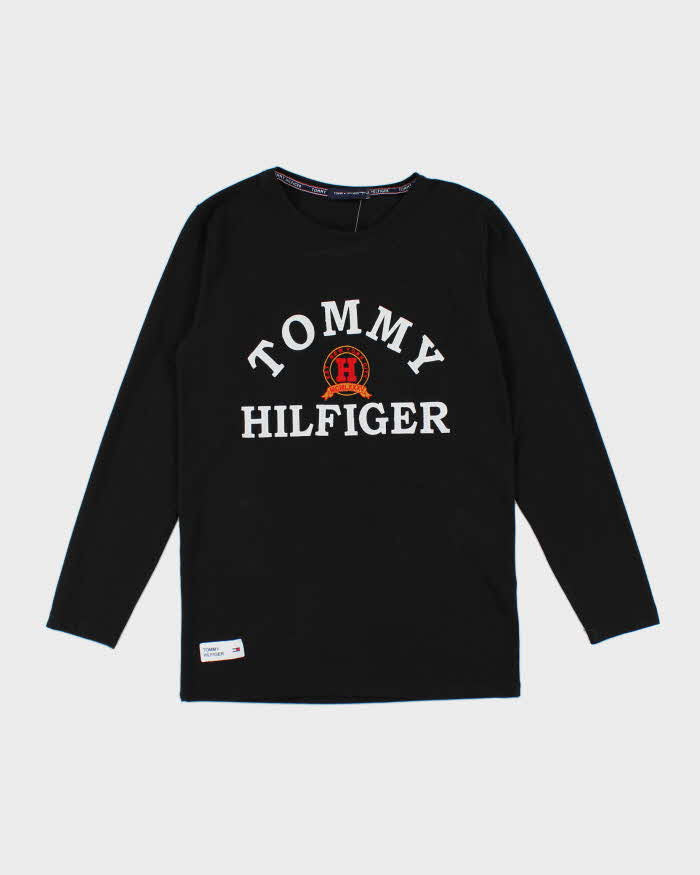 Tommy Hilfiger Black Long Sleeve T-shirt - L