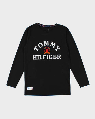 Tommy Hilfiger Black Long Sleeve T-shirt - L