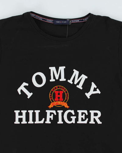 Tommy Hilfiger Black Long Sleeve T-shirt - L