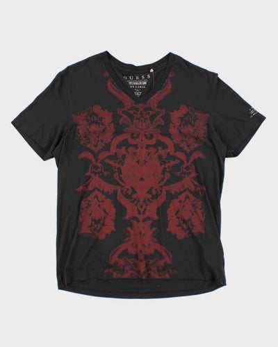 Y2k 00s Guess V-neck T-shirt - XXL