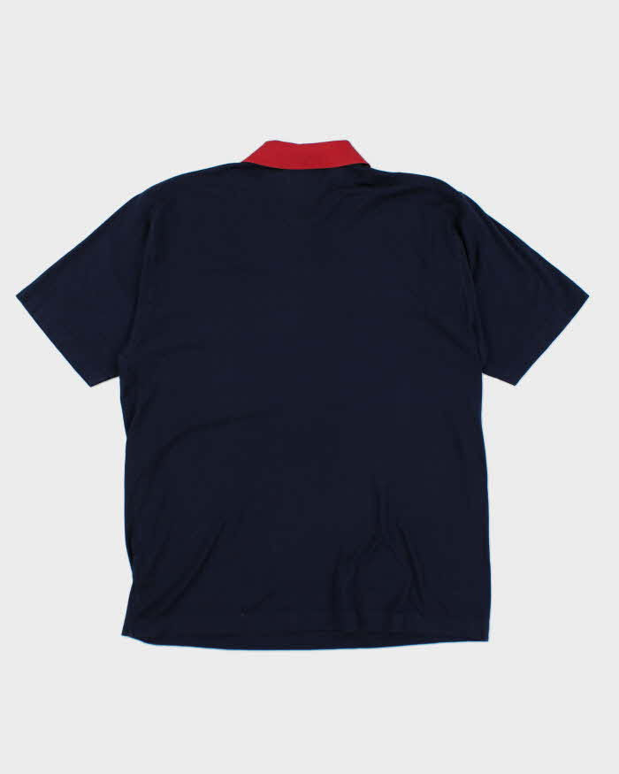 Vintage Christian Dior Navy Polo Shirt - XL