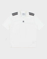 Adidas Collared Striped Training Shirt - L