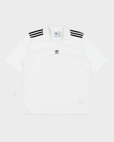 Adidas Collared Striped Training Shirt - L