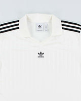 Adidas Collared Striped Training Shirt - L