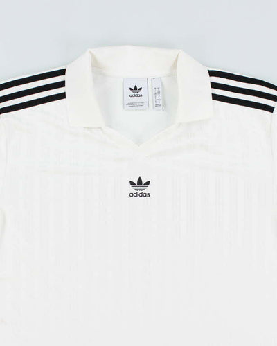 Adidas Collared Striped Training Shirt - L