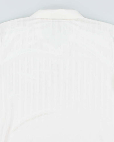 Adidas Collared Striped Training Shirt - L