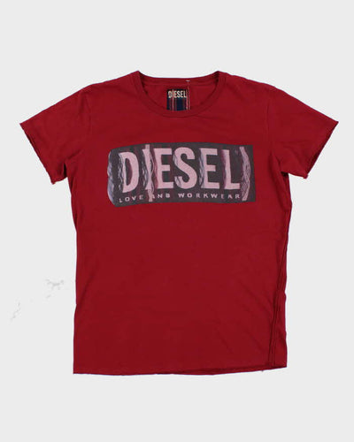 Vintage Y2K Diesel Graphic T-Shirt - M