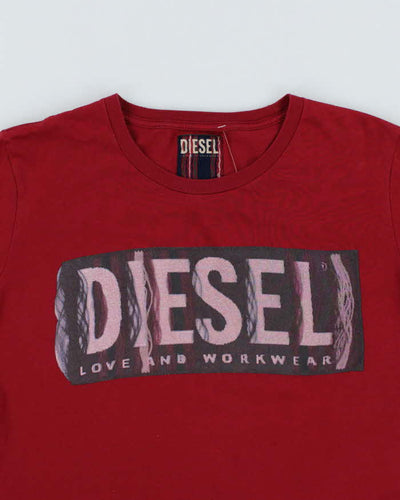 Vintage Y2K Diesel Graphic T-Shirt - M