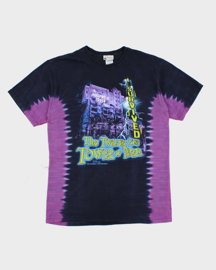 Vintage Disney Tower of Terror Tye Dye T-Shirt - L