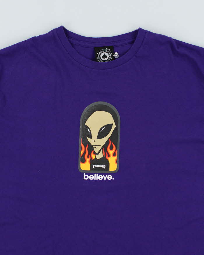 Thrasher Magazine x Alien Workshop Believe T-Shirt - L