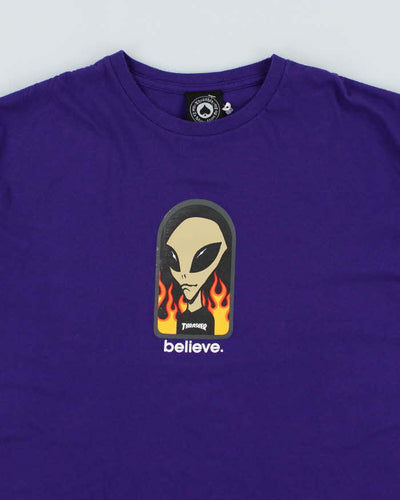 Thrasher Magazine x Alien Workshop Believe T-Shirt - L