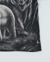 Vintage 90's All Over Print Bear Animal T-Shirt - M