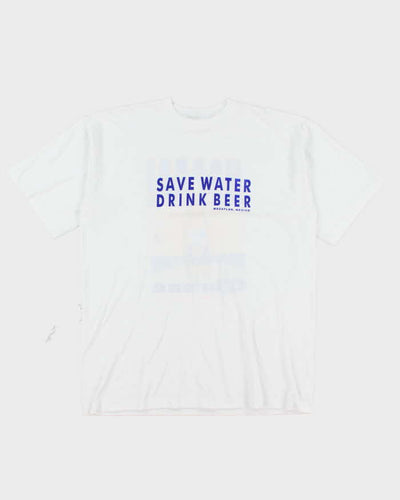 Vintage 2000's Corona Save Water Drink Beer T-Shirt - XL