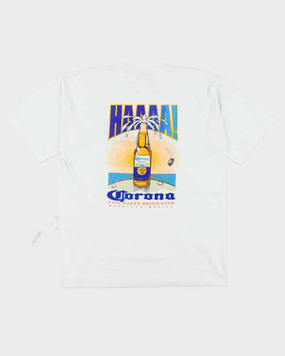 Vintage 2000's Corona Save Water Drink Beer T-Shirt - XL