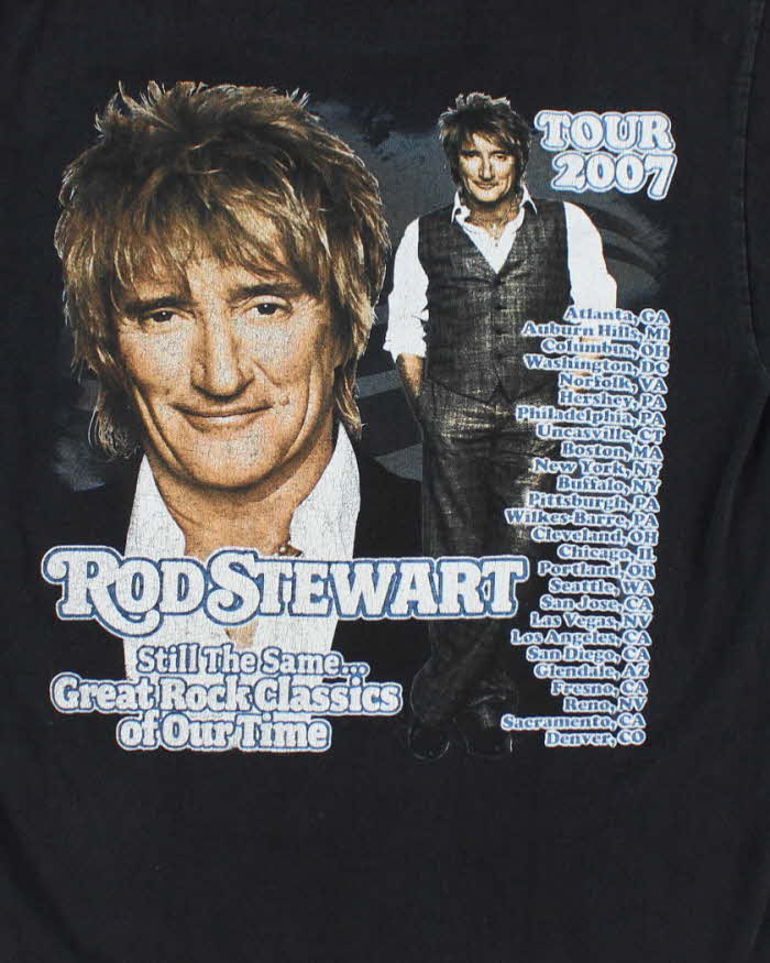 Vintage 2007 Rod Stewart Tour T-Shirt - M