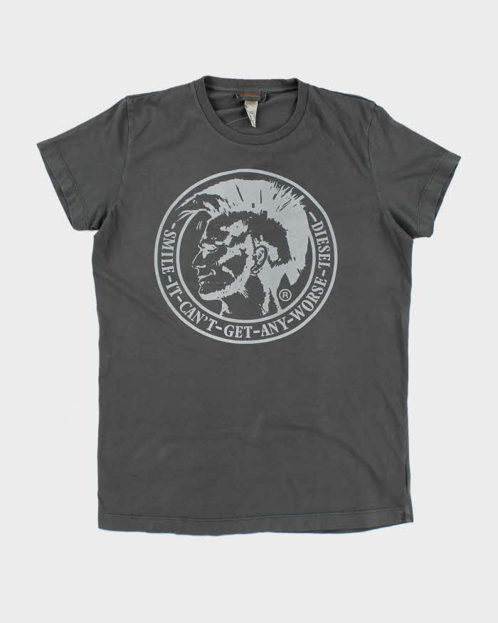 Vintage Y2K Diesel Mohawk T-Shirt - L