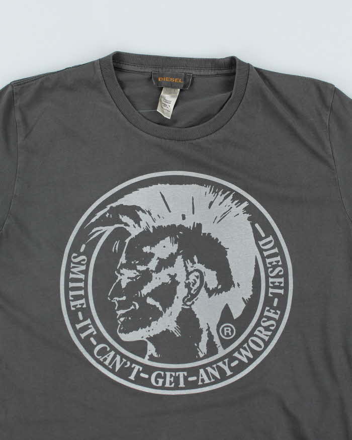 Vintage Y2K Diesel Mohawk T-Shirt - L