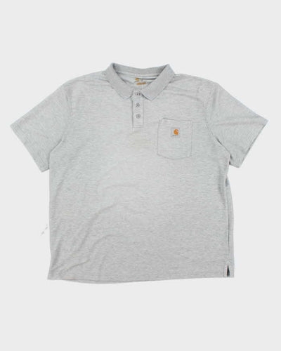 Carhartt Grey Polo Shirt - XXL