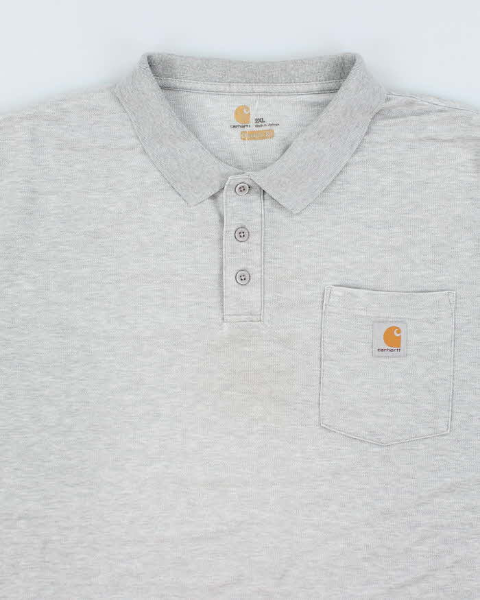 Carhartt Grey Polo Shirt - XXL