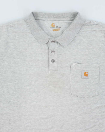 Carhartt Grey Polo Shirt - XXL