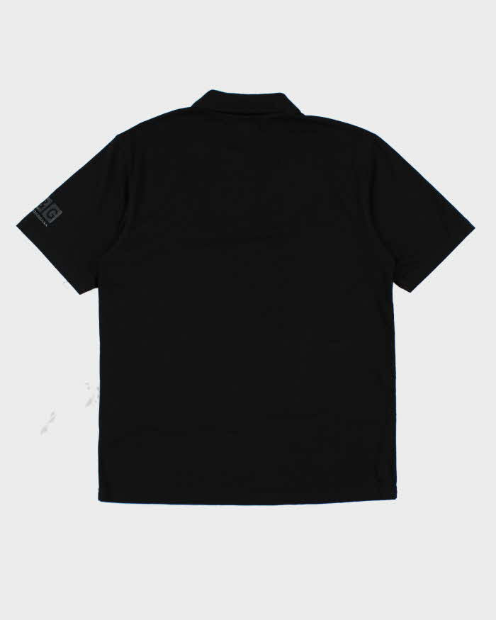 Dolce &amp; Gabbana Black Zip Up Polo Shirt - L