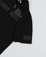 Dolce &amp; Gabbana Black Zip Up Polo Shirt - L