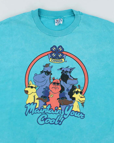 Vintage 90's Maintain Your Cool Single Stitch T-Shirt - XXL