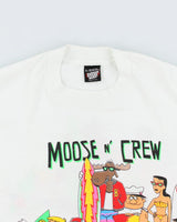 Vintage 1986 Moose Club Graphic T-Shirt - XL