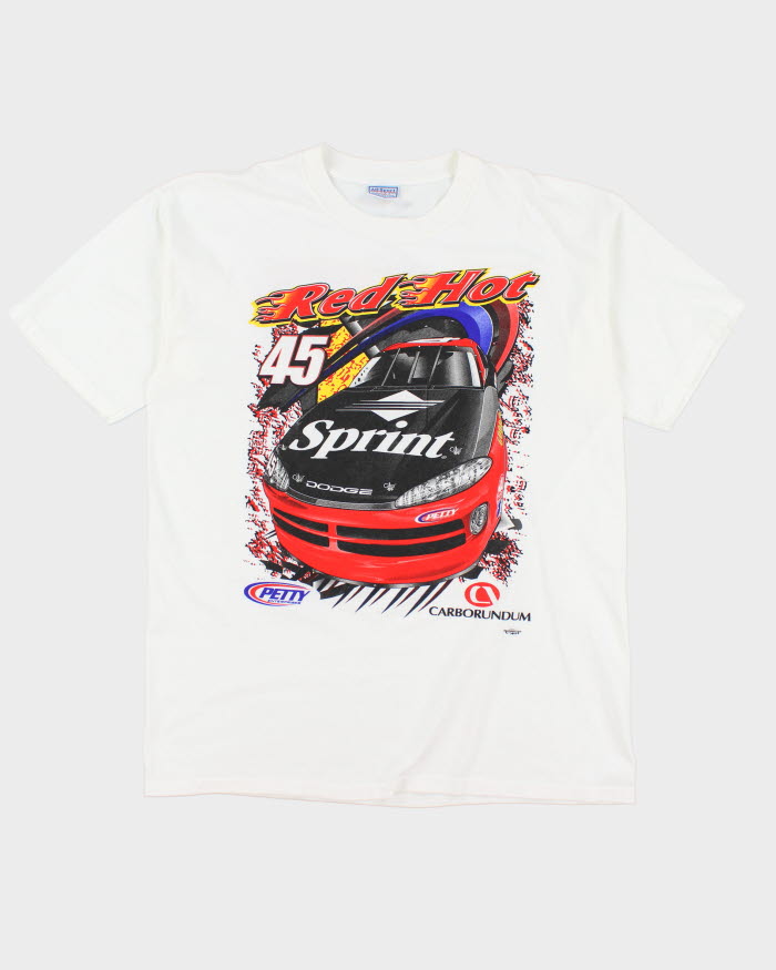 Vintage 1990s Red Hot Racing T-Shirt - XL