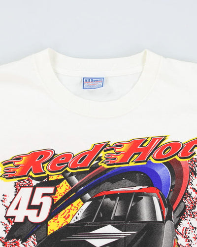 Vintage 1990s Red Hot Racing T-Shirt - XL