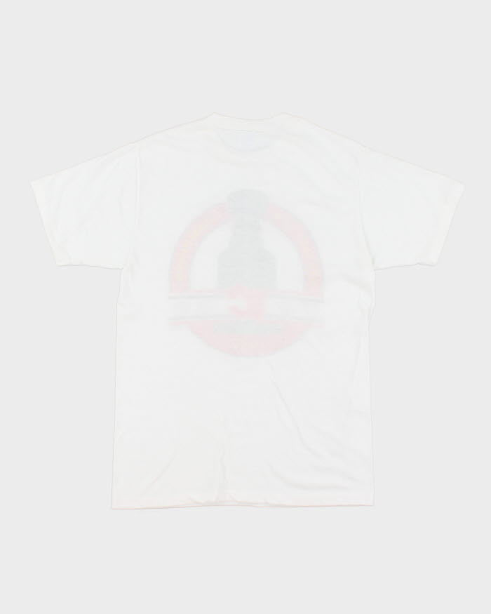Vintage 80's Calgary Flames Stanley Cup Champions T-Shirt - L
