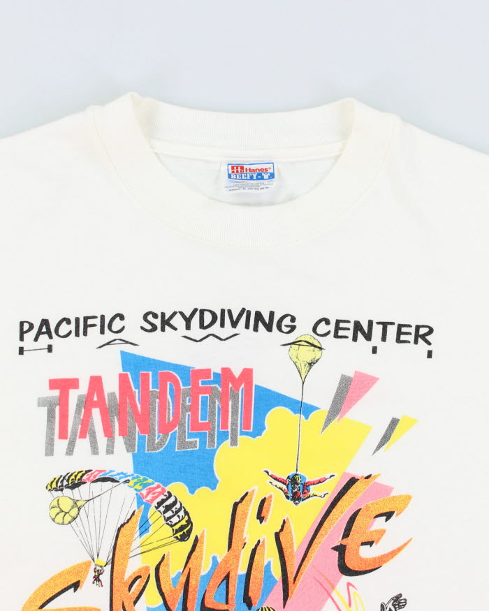Vintage 1995 Skydiving Tandem T-Shirt - M