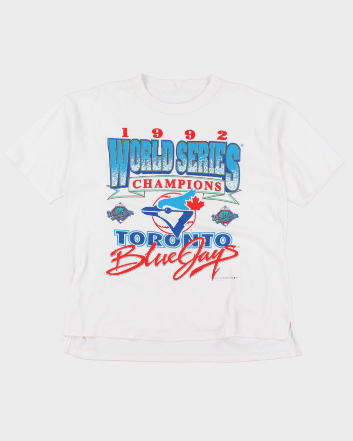 Vintage 1992 World Series MLB Blue Jays Single Stitch T-Shirt - L