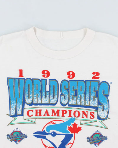 Vintage 1992 World Series MLB Blue Jays Single Stitch T-Shirt - L