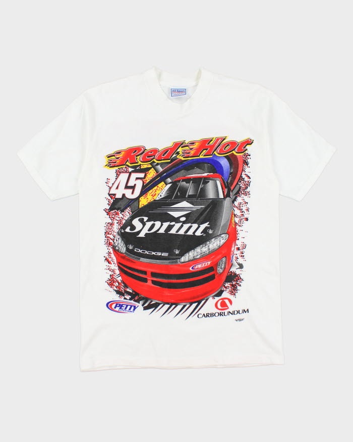 Vintage 90's Red Hot Racing T-Shirt - M