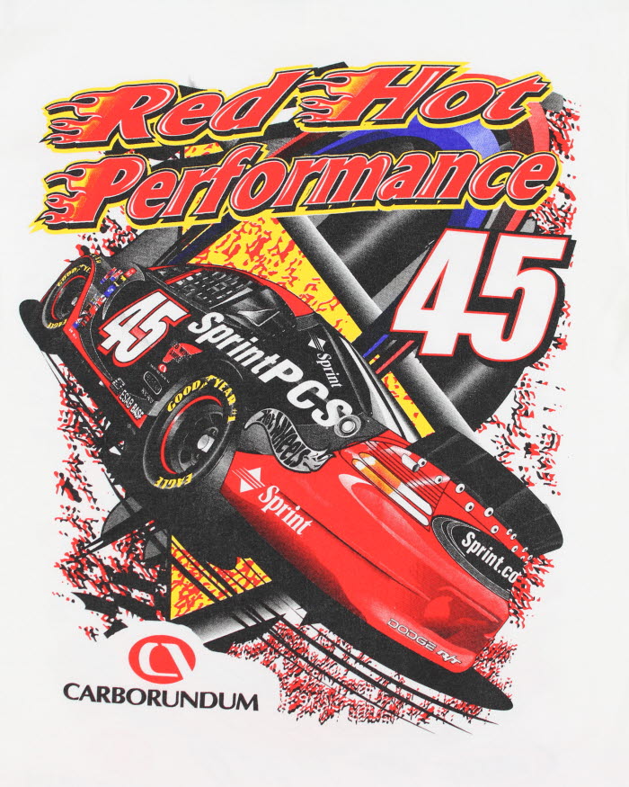 Vintage 90's Red Hot Racing T-Shirt - M