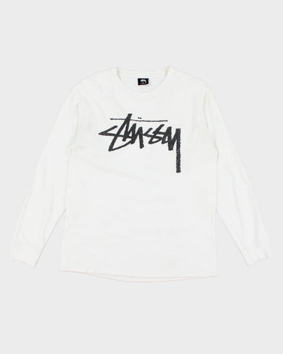 Stussy Centre Logo Longsleeve T-Shirt - M
