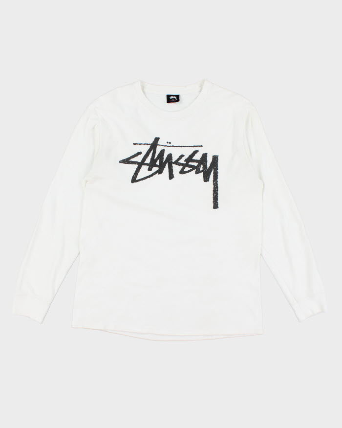 Stussy Centre Logo Longsleeve T-Shirt - M