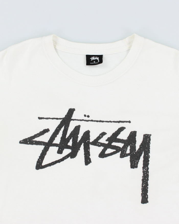 Stussy Centre Logo Longsleeve T-Shirt - M