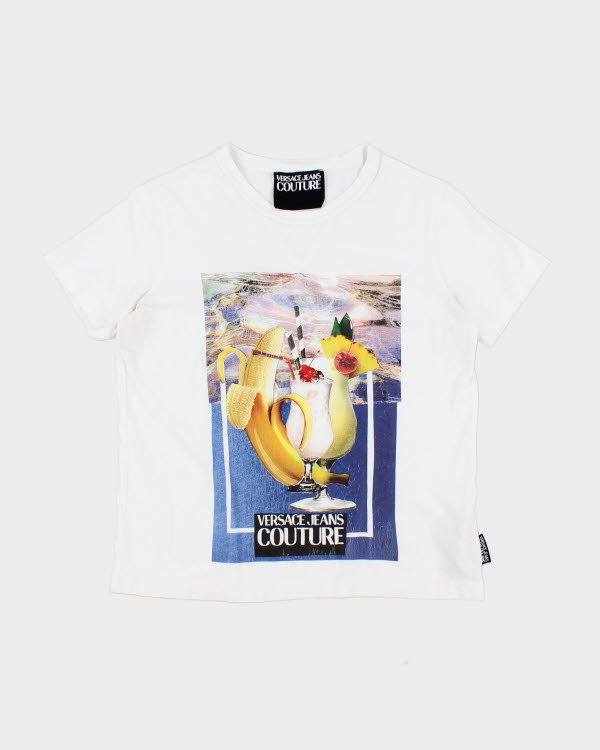 Vintage Versace Couture Graphic T-Shirt - M
