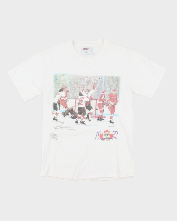 Vintage Paul Henderson Canadian Hockey T-Shirt - S