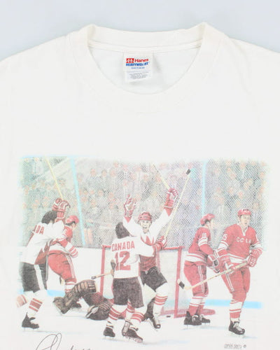 Vintage Paul Henderson Canadian Hockey T-Shirt - S