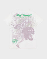 Vintage Ed Hardy Sequined Graphic T-Shirt - L