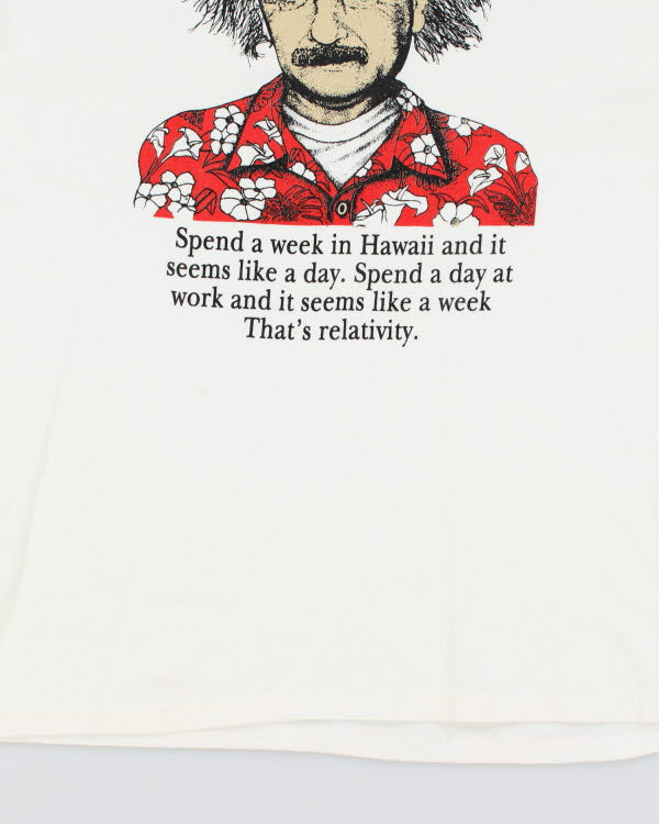 Y2k 00s Einstein T-shirt - L
