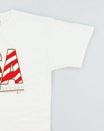 Vintage Gold Basics USA T-shirt - L