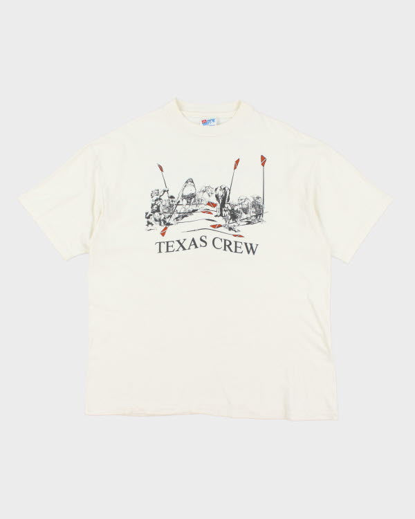 Vintage 90s Single Stitch Texas Crew T-shirt - XL