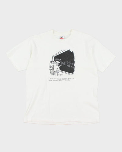 Vintage 80s Single Stitch Graphic T-shirt - XL